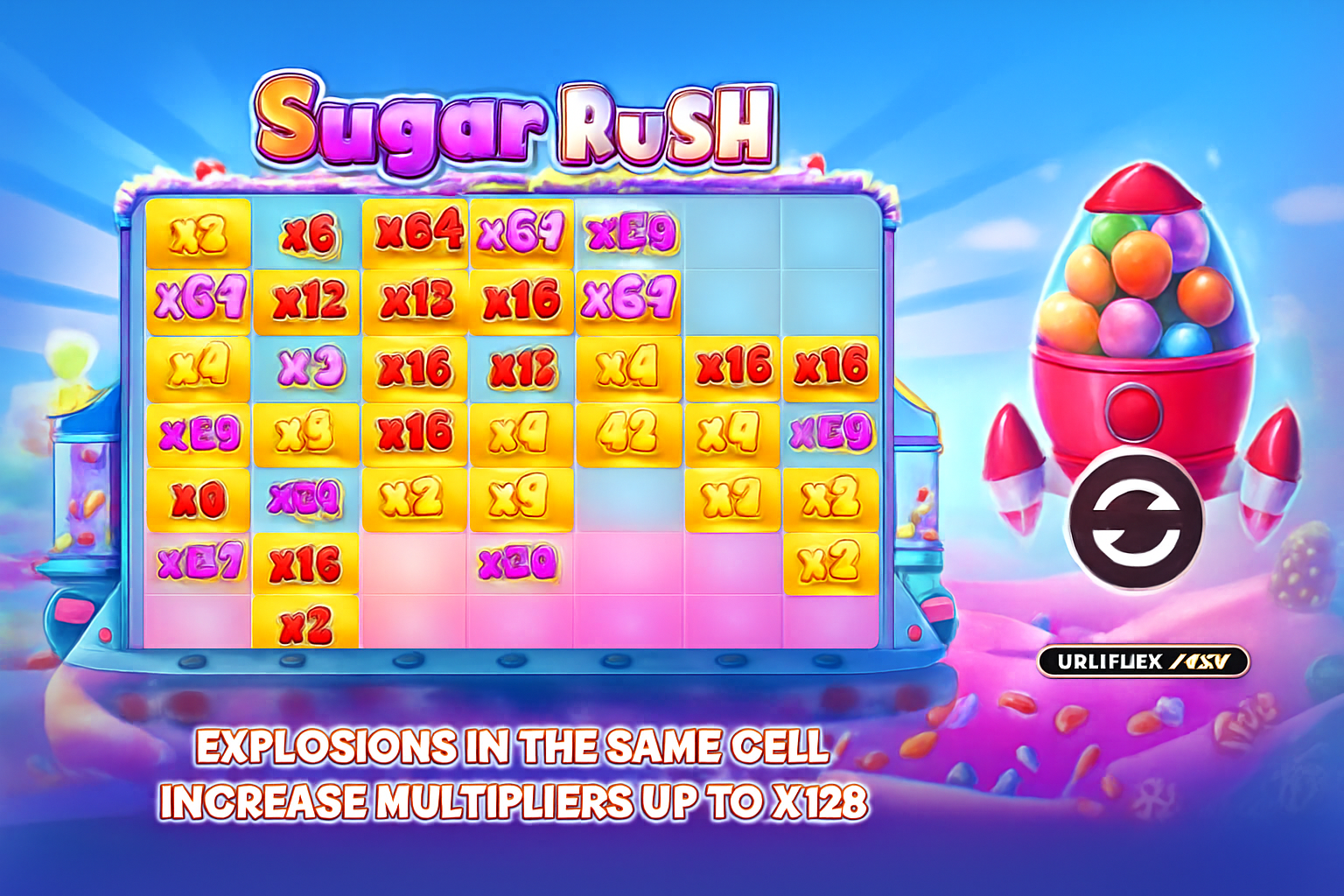 Sugar Rush 1000 gameplay
